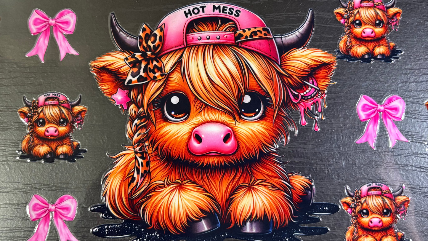 Hot mess cow