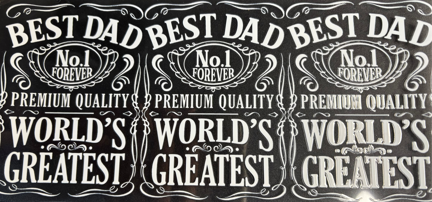 Worlds Greatest Dad Wrap
