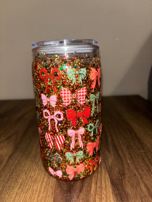 christmas bow 16 oz